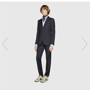 Gucci Men’s suit -“G dot wool suit”